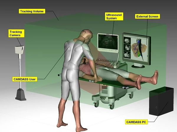 The CAMDASS augmented reality system uses a head mounted display unit to provide the wearer with visual cues (Image: ESA/Space Applications Service NV)