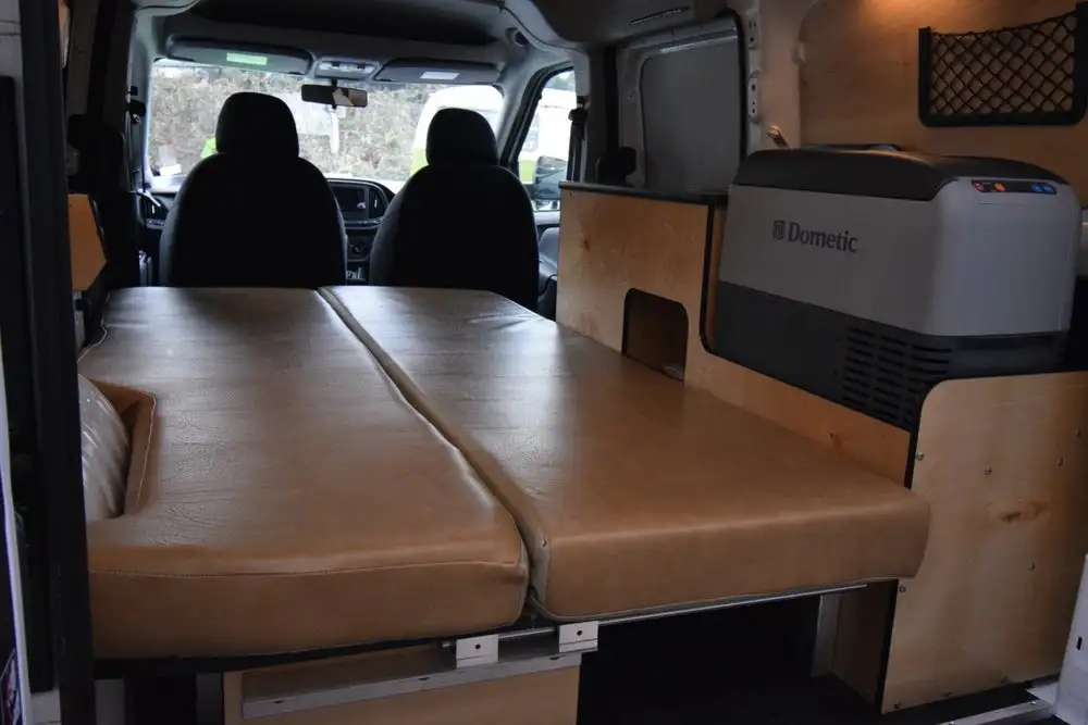 At only 42 inches (107 cm) wide, the Cascade Camper bed is narrow, but it can still sleep two