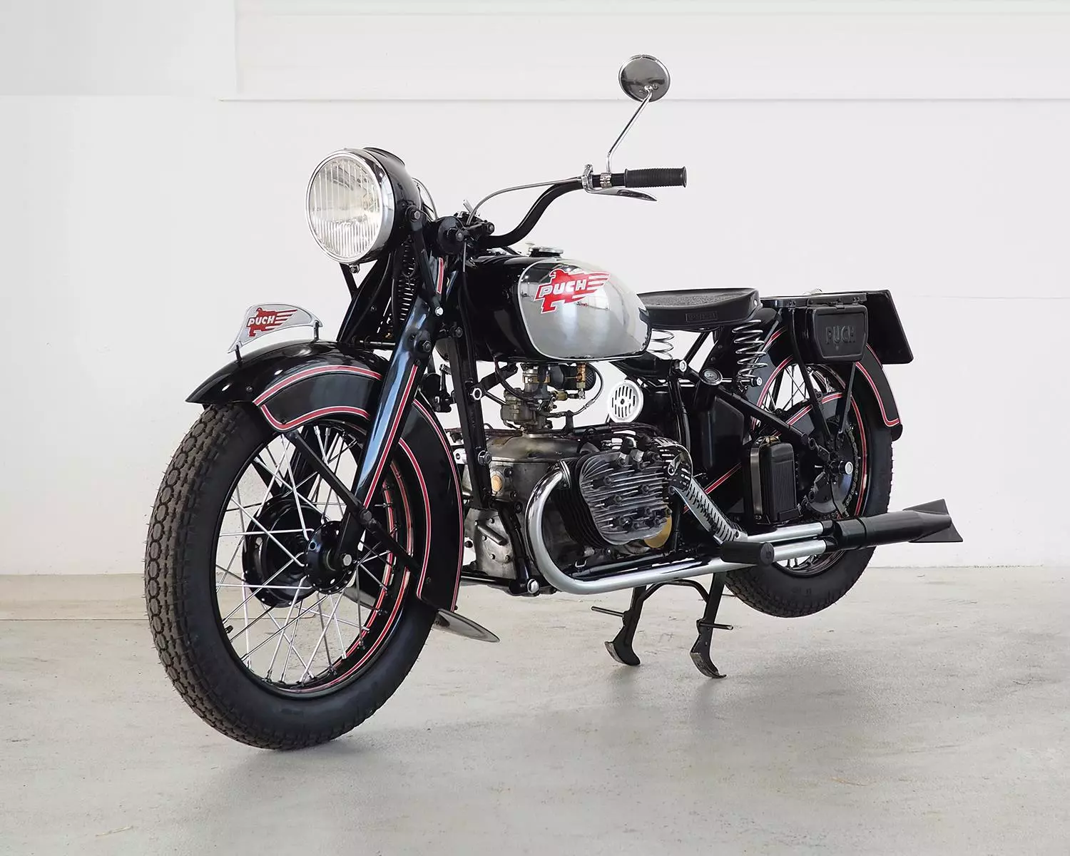 1936 Puch 800 | Dorotheum Auctions, Vienna | Sold 29 August, 2020 | EUR 115,000 (US$136,900) | Estimate: EUR 90,000 to EUR 120,000 (USD$110,000 to $140,000)