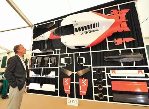 McLaren has a policy of not selling its Formula One cars, but in 1991, when Ayrton Senna won his third world title in the McLaren MP4/6, Ron Dennis had artist Jay Burridge transform the car's external components into a giant automotive art-piece. In August, 2011, Coys sold the artwork for €165,000 (US$268,642).