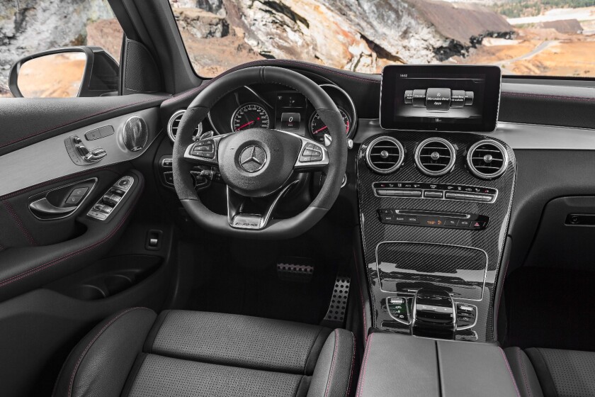 Inside, there's a sport steering wheel and sports seats to make the AMG feel a bit more special