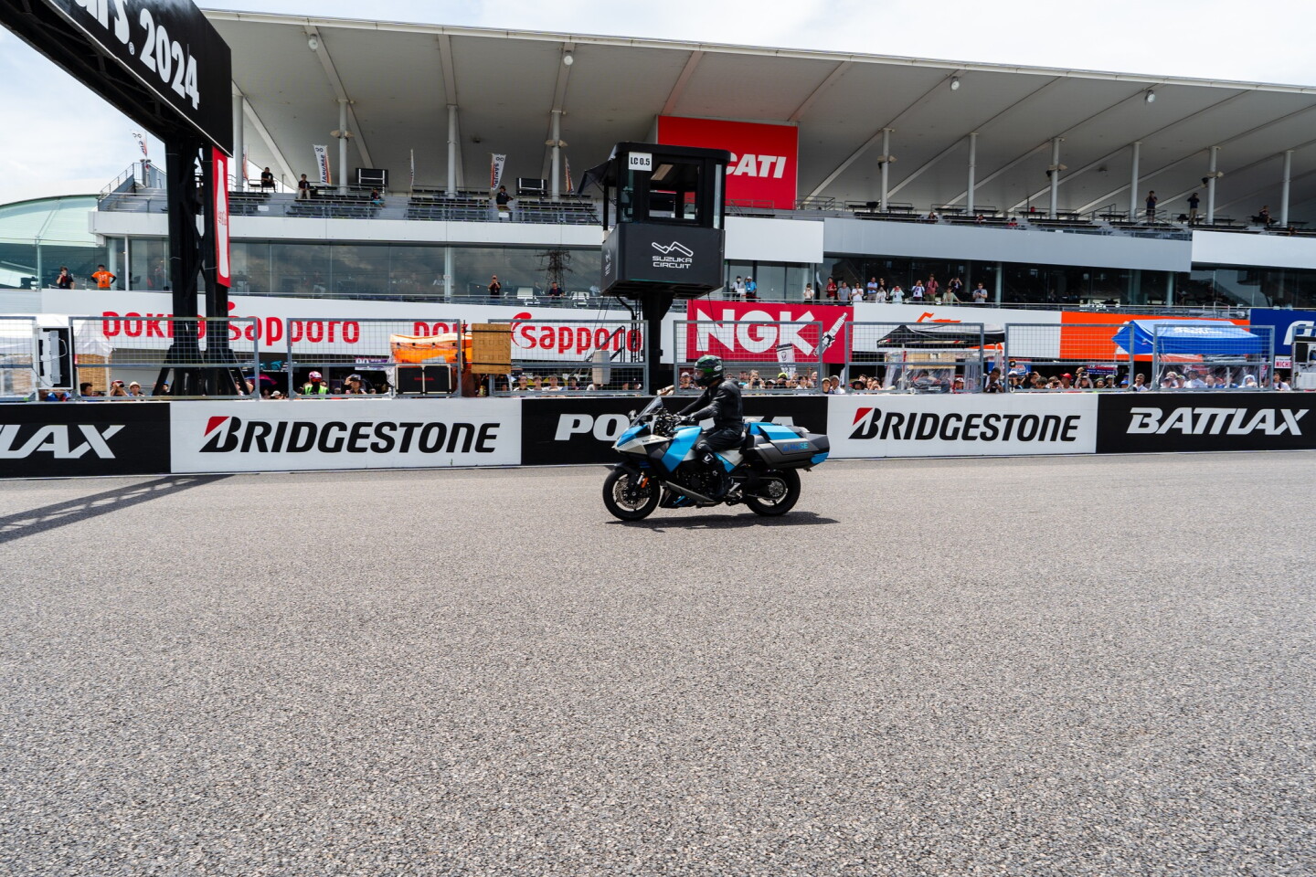 The hydrogen-powered combustion-engine prototype motorcycle was designed and built as part of a research project that began in March 2023