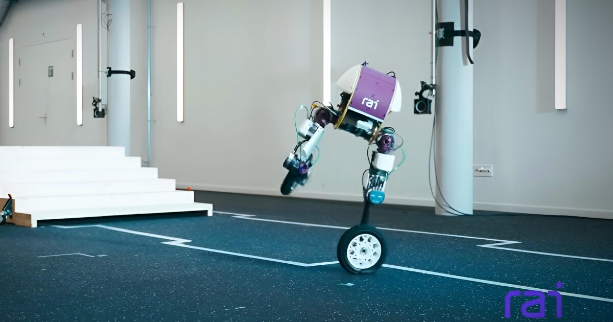 Robotic legs dance, climb stairs in Roadrunner demo Robotic legs dance, climb stairs in Roadrunner demo