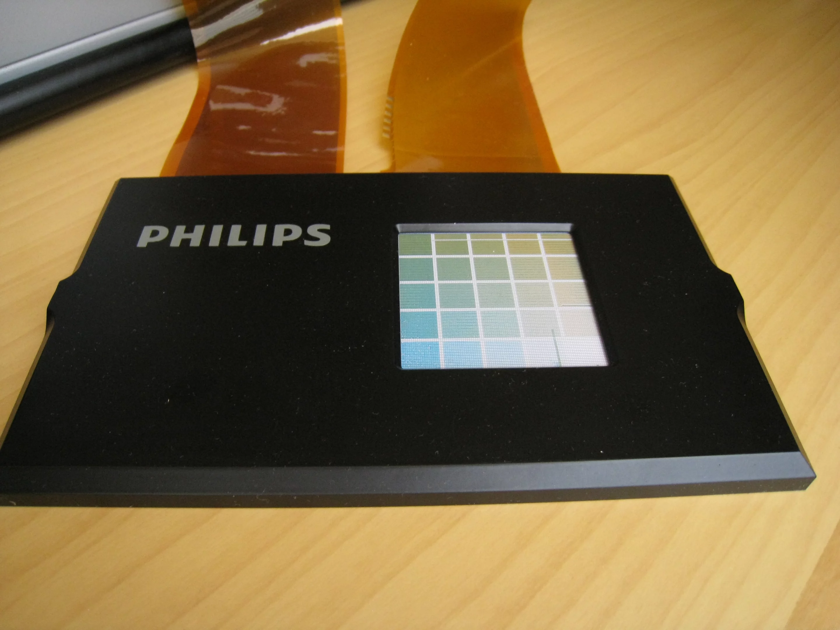 Philipsâ€™ technology allows different colors of ink to be built into one layer with each color controlled separately