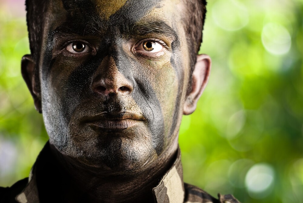 New Camo Face Paint Protects Solrs - Camo Makeup New Camo Face Paint Protects Solrs - Camo Makeup