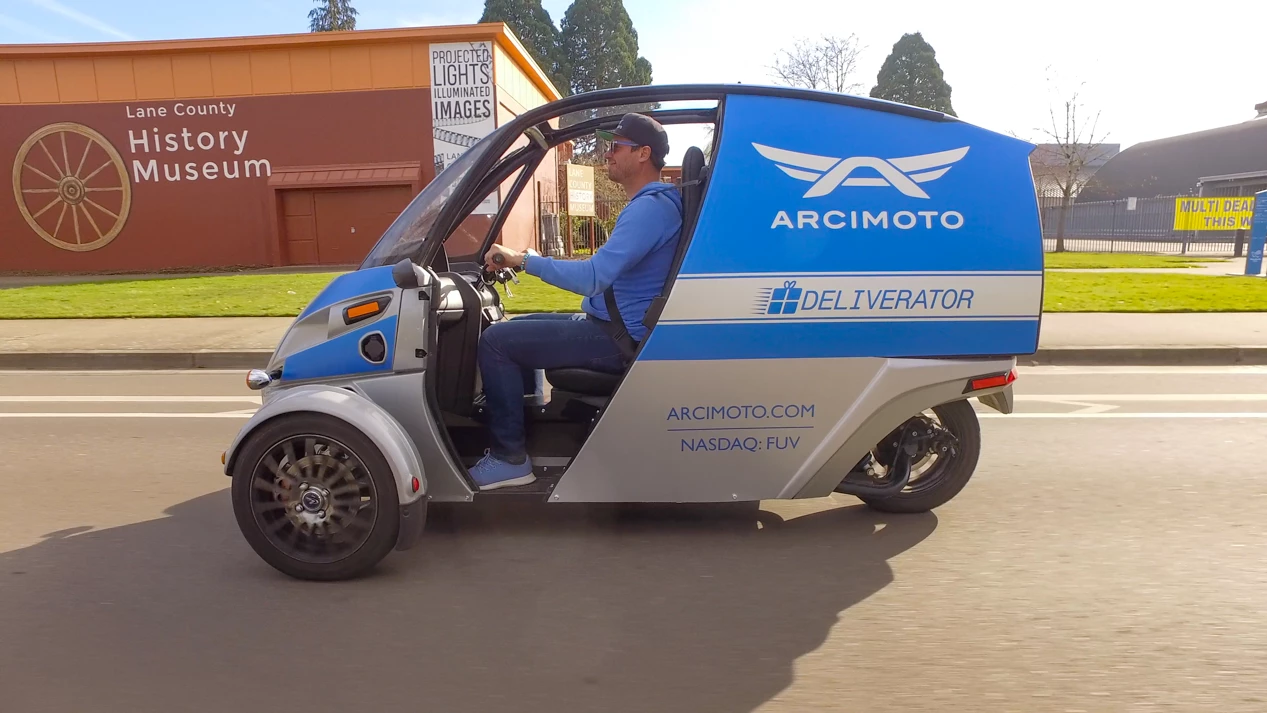 Carry It Forward will use Arcimoto's newest Deliverator to transport emergency supplies to unhoused communities in Eugene and Springfield