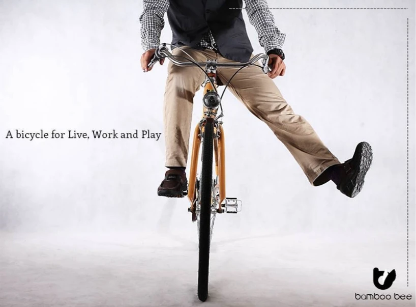 Each bike is handmade, and treated with “honey-infused anti-crack and double-walled technology,” which is said to reduce the risk of cracking and increase durability