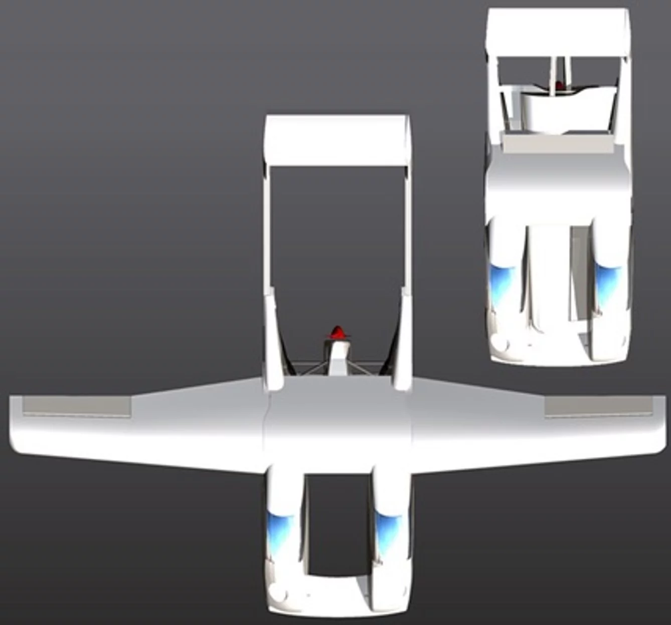 Top down renderings of Carplane