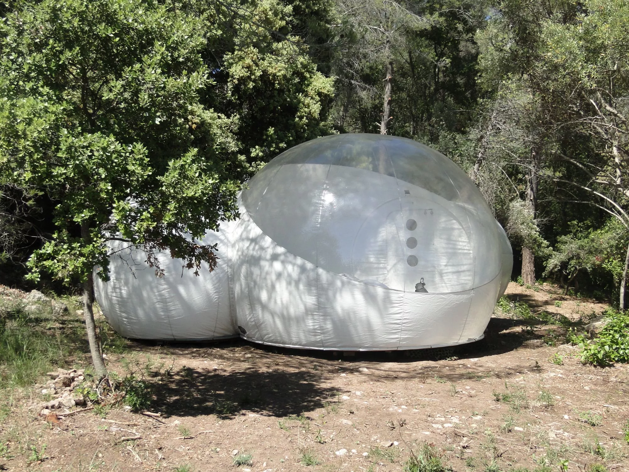 The Attrap’Rêves hotel has recently opened in France to offer visitors a range of fully-furnished bubbles in different scenic locales to use in place of a typical hotel room