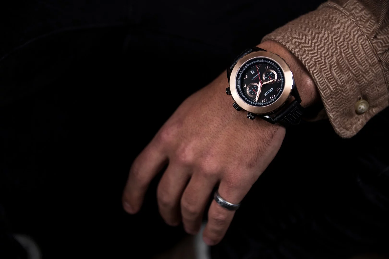The Deus Collection comes with a choice of straps