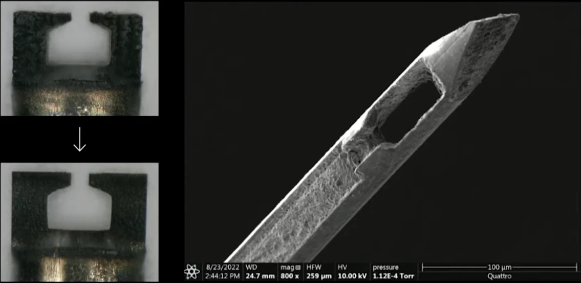 Neuralink has worked out how to manufacture insanely small, incredibly strong needles with great accuracy