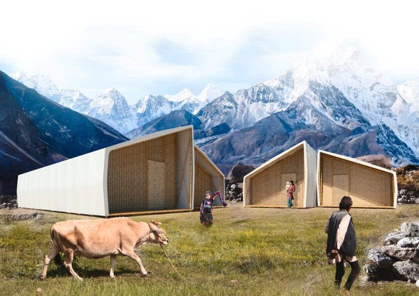 In the wake of the severe earthquake that hit Nepal earlier this year, Italian firm Barberio Colella ARC has designed a disaster shelter dubbed Just a Minute for displaced Nepalese people