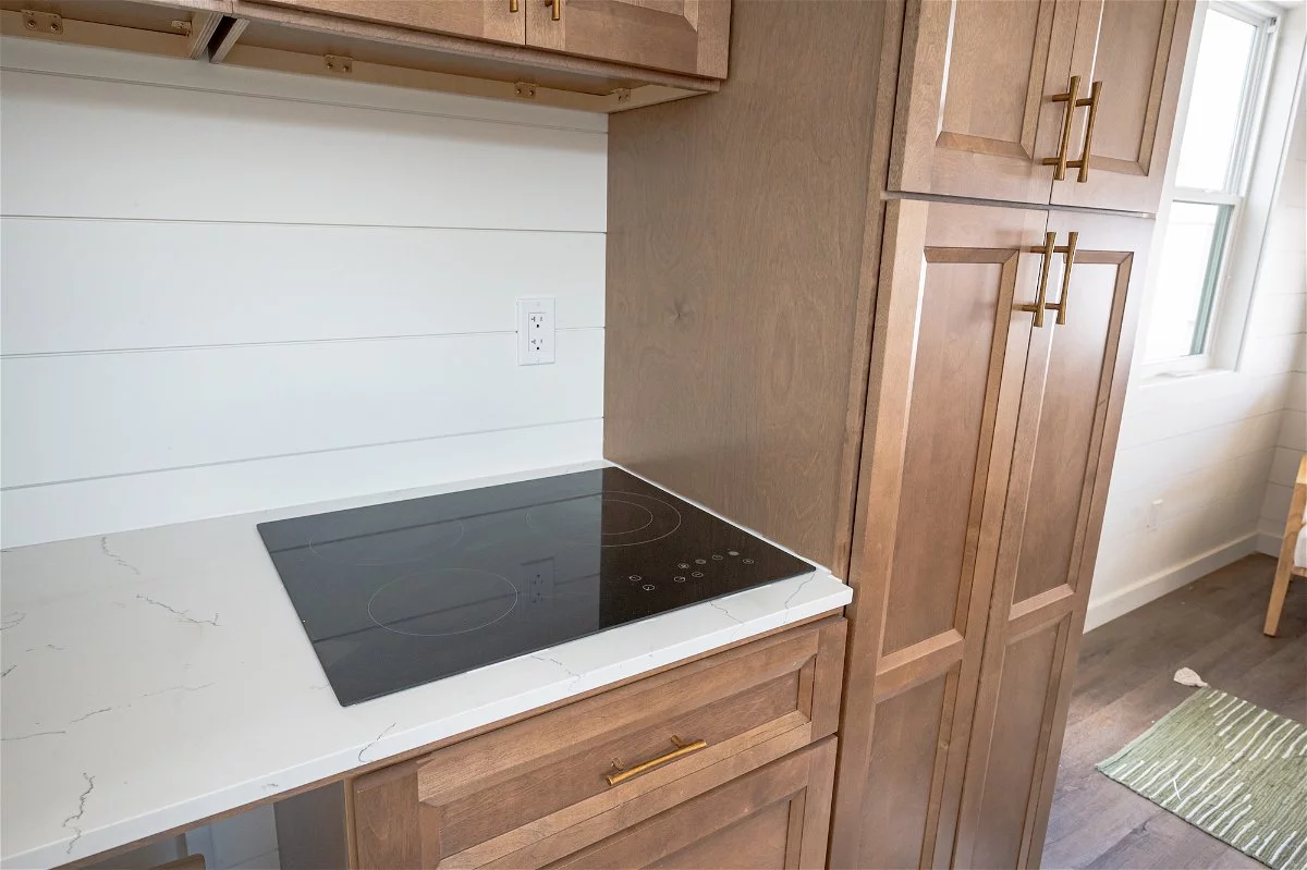 The Overlook's kitchen is basic but includes an induction stove