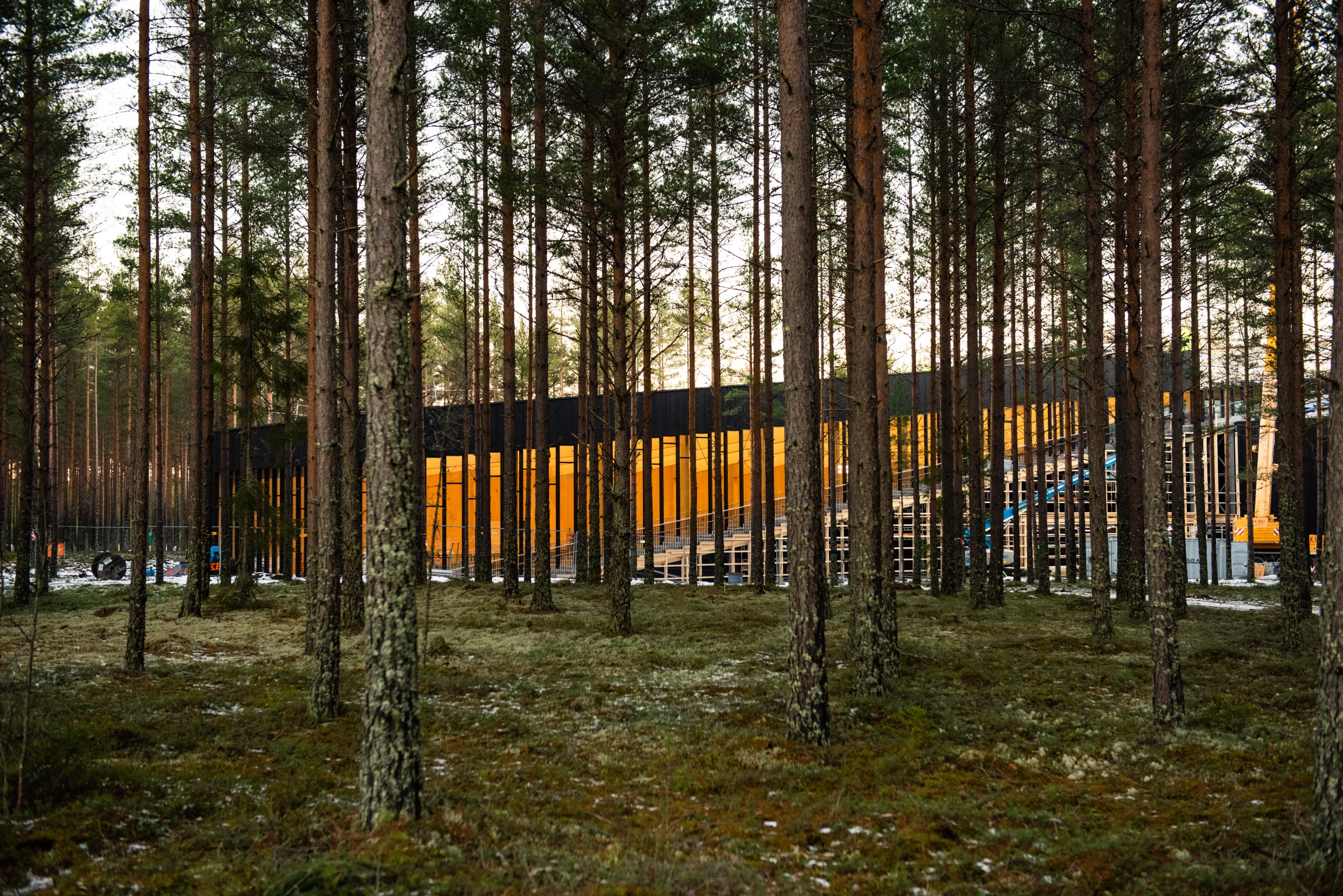The Plus is located in a forested area in Magnor, in the Norwegian area of Innlandet, and includes a huge 300-hectare (741-acre) experience park