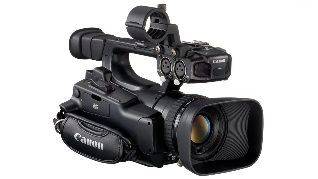 The Canon XF100 camcorder