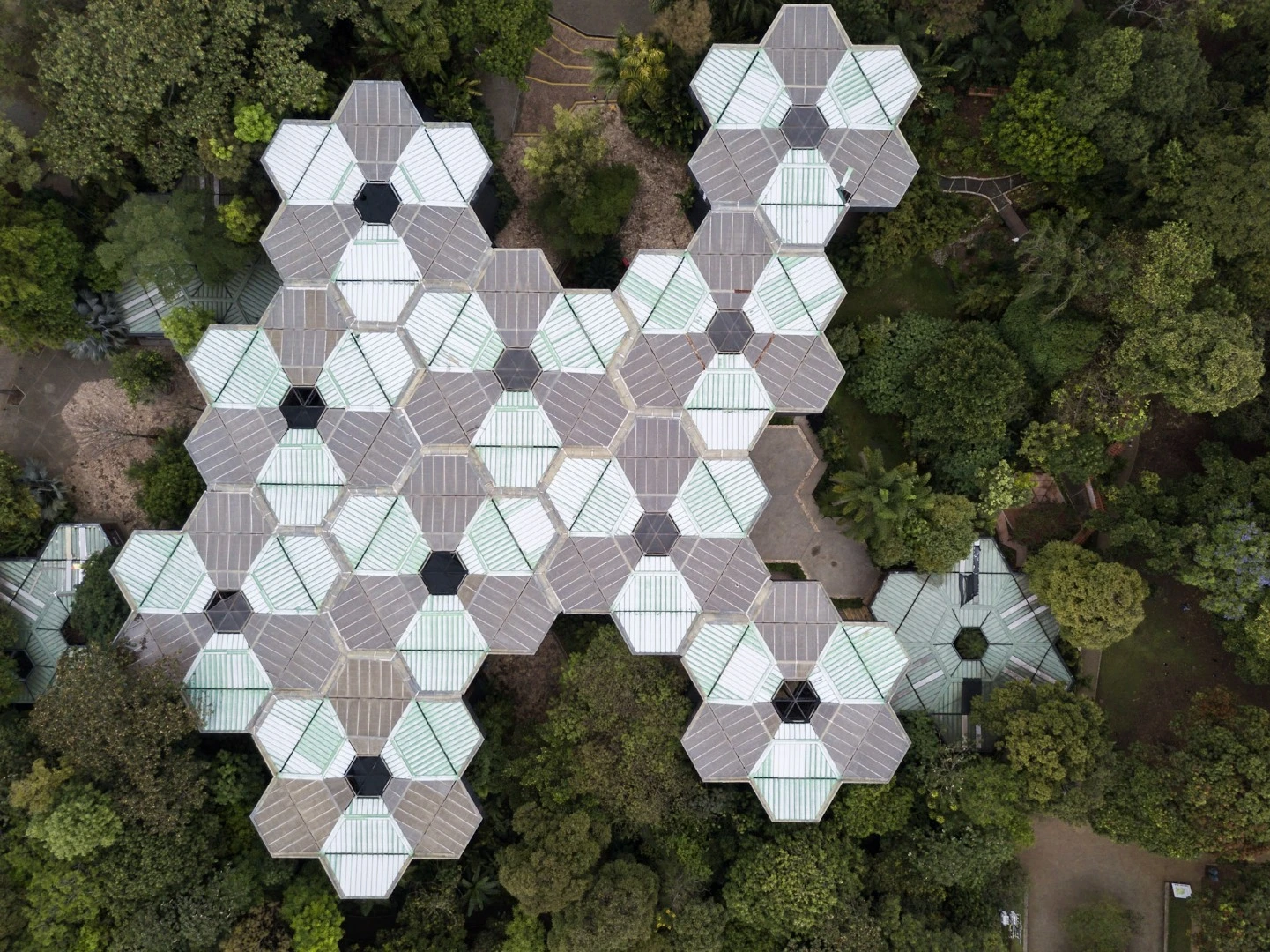 Architecture from Above, a series from Swiss photographer Alex Buschor, based in Zurich (Credit: Alex Buschor Behance CC BY-NC-ND 4.0)