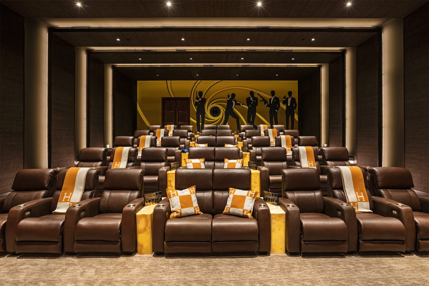924 Bel Air Road's 40-seat 4K Dolby Atmos Theater