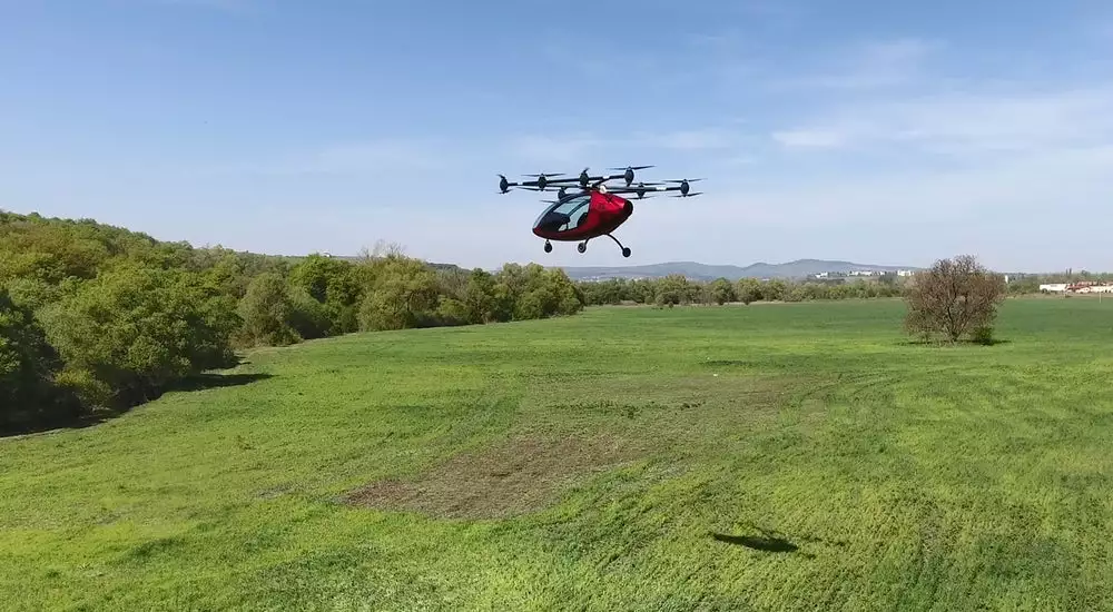 The Passenger Drone in action