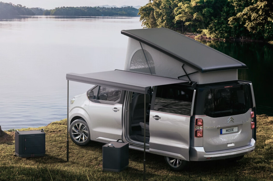 Adria's pods double as indoor/outdoor benches or tables