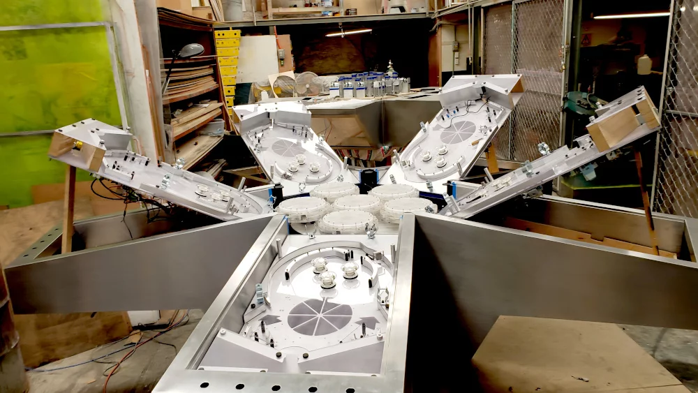 The joining of the five playfields