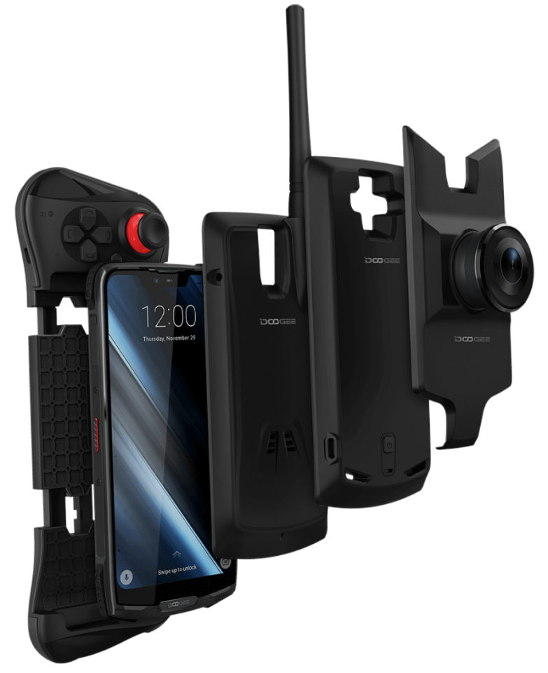 The Doogee's modular add-ons make it a versatile machine