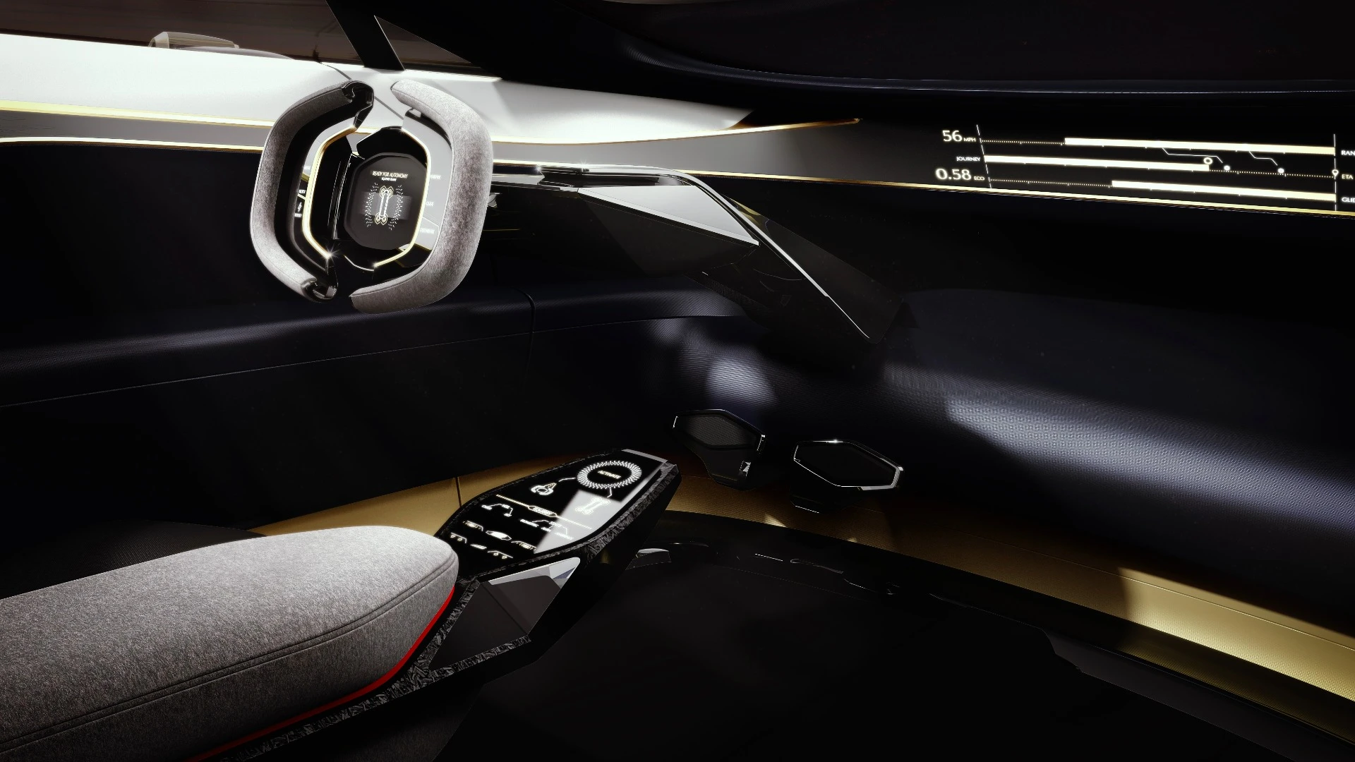 Aston Martin Lagonda Vision cockpit