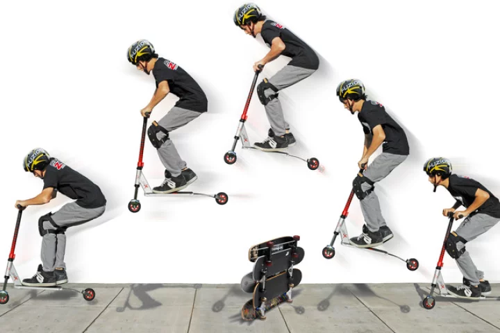 The JumpX can vault over obstacles
