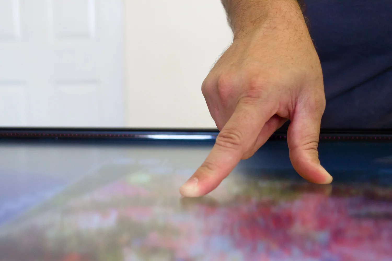Ideum's new slim MT55 Platform multitouch table
