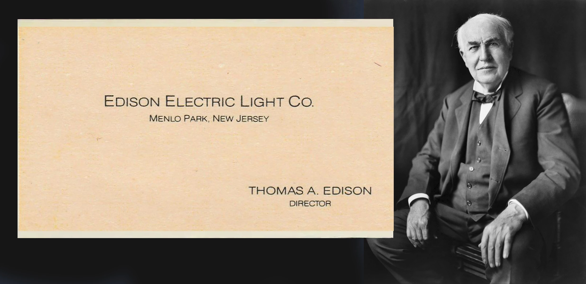 Thomas Alva Edison (1847 – 1931) was an American inventor and businessman who developed many devices in fields such as electric power generation, mass communication, sound recording, and motion pictures. These inventions, which include the phonograph, the motion picture camera, and early versions of the electric light bulb, have had a widespread impact on the modern industrialized world. He was one of the first inventors to apply the principles of organized science and teamwork to the process of invention, working with many researchers and employees. He established the first industrial research laboratory.