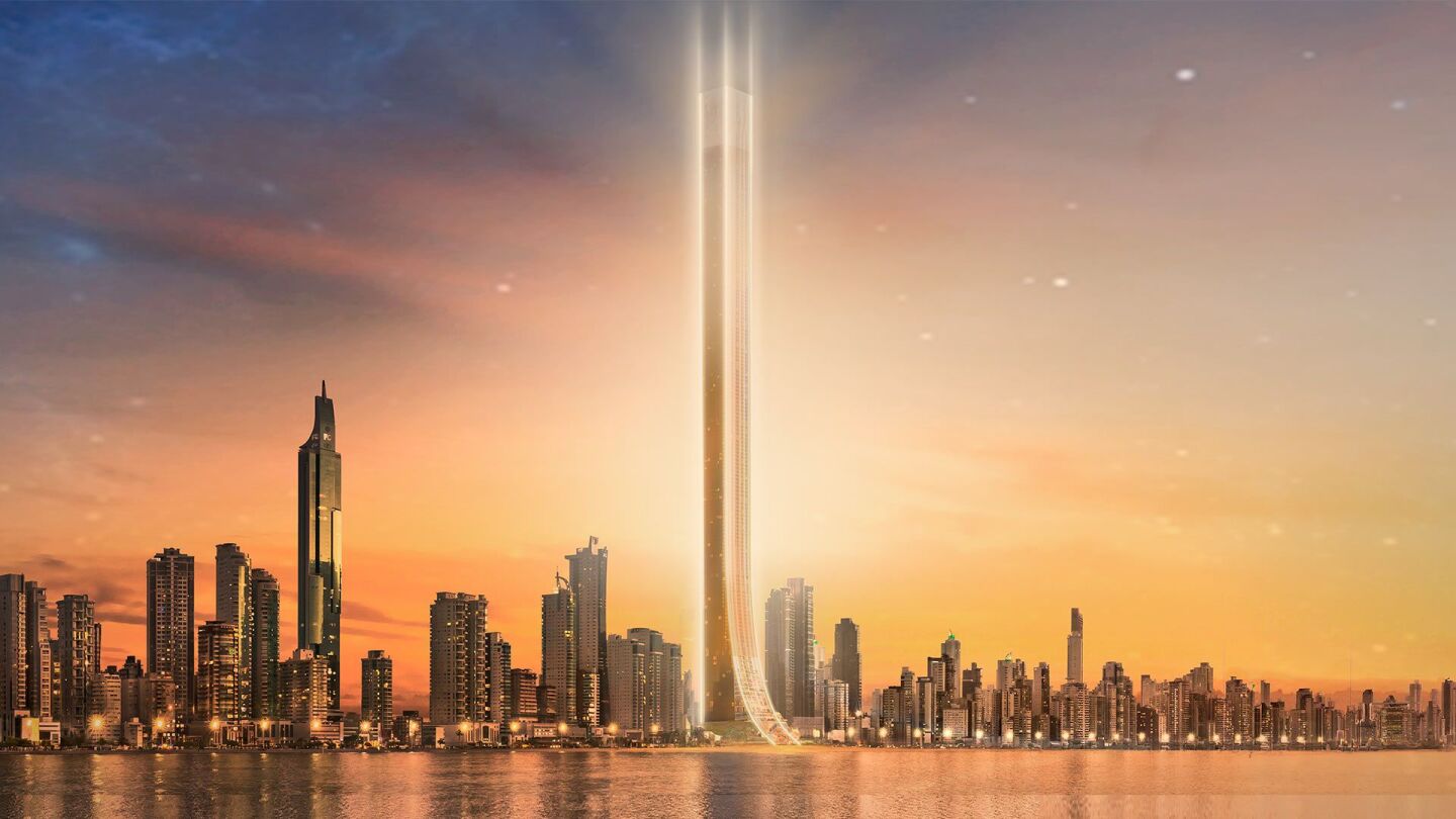 Senna Tower's height will exceed 500 m (1,640 ft), making it a supertall skyscraper