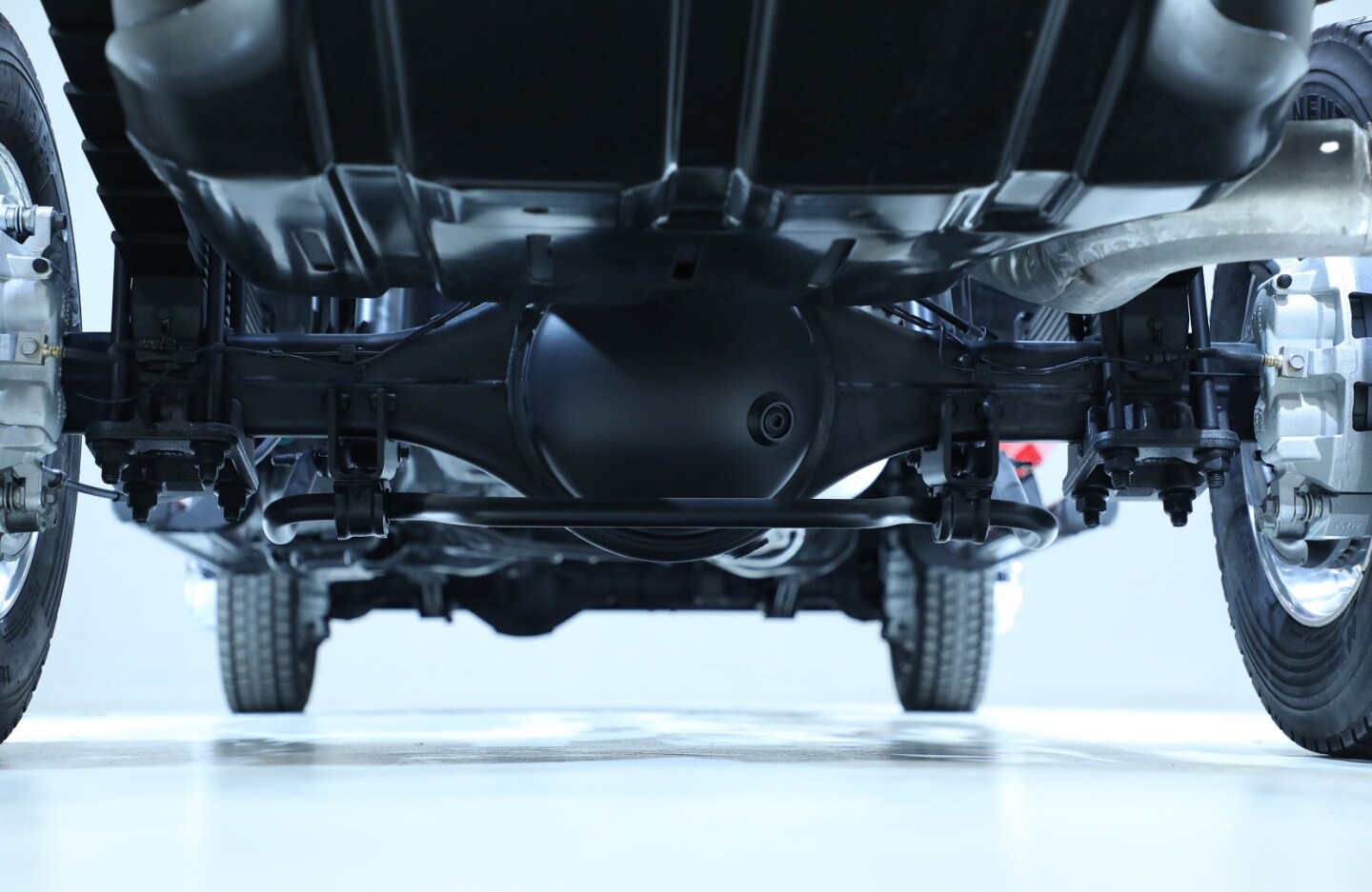 The heavier the truck's capabilities, the heavier the suspension and stabilization components must be to allow it