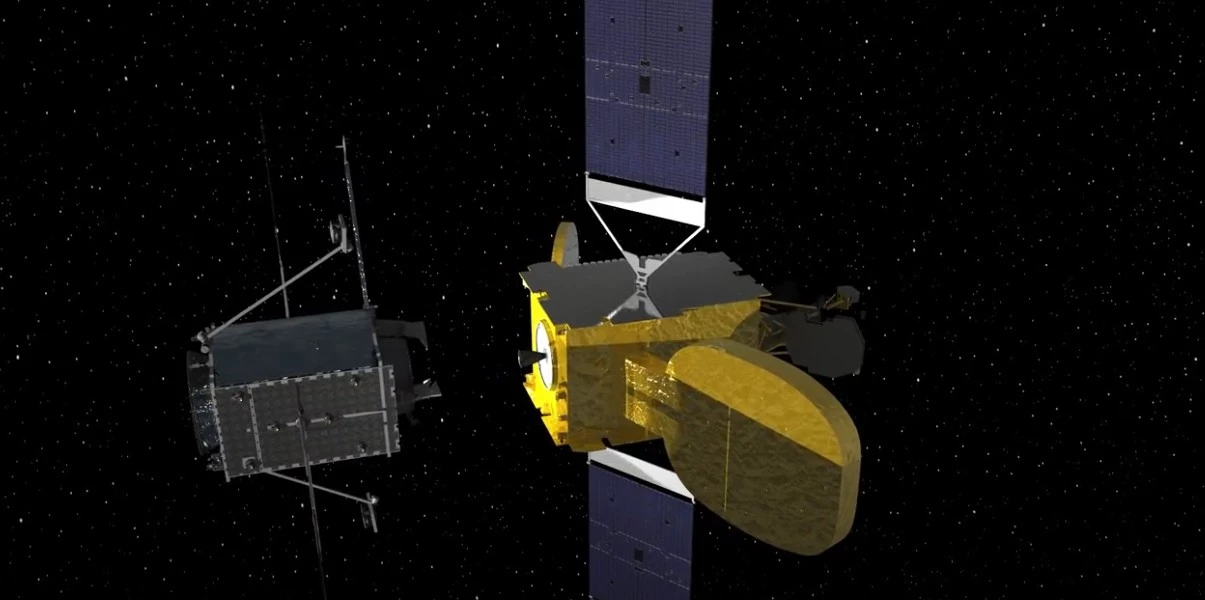 Rendering of MEV-1 undocking