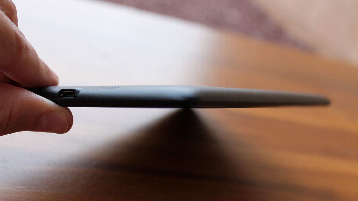 The Nexus 7 is 8.7 mm thick