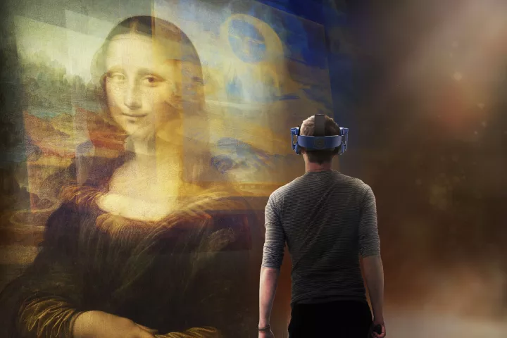 Mona Lisa: Beyond the Glass runs as part of the Louvre's Leonardo da Vinci exhibition
