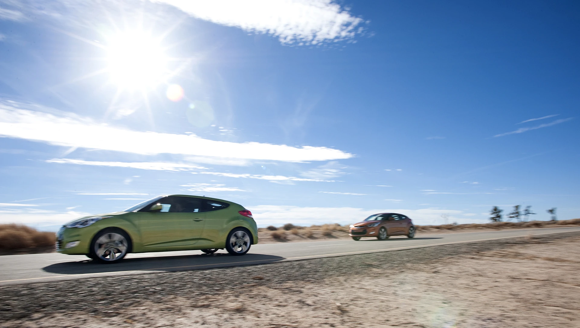 The Hyundai Veloster 3-door coupe