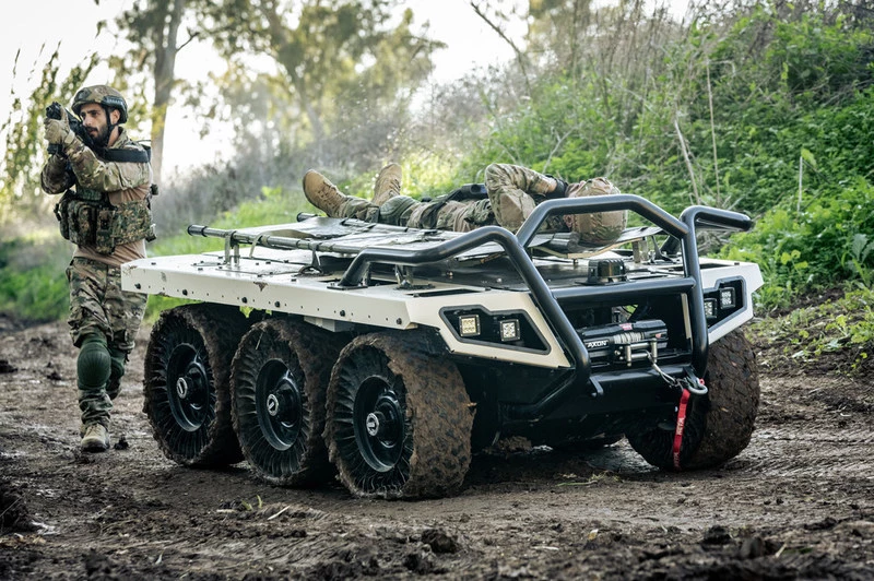 Among other applications, the Rook can be used to evacuate casualties from the battlefield