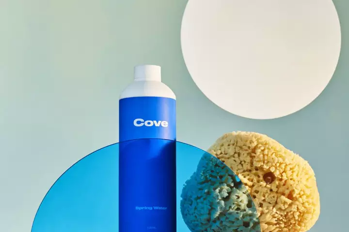 Spring water in Cove biodegradable PHA bottles will be available to Californians from May, 2019