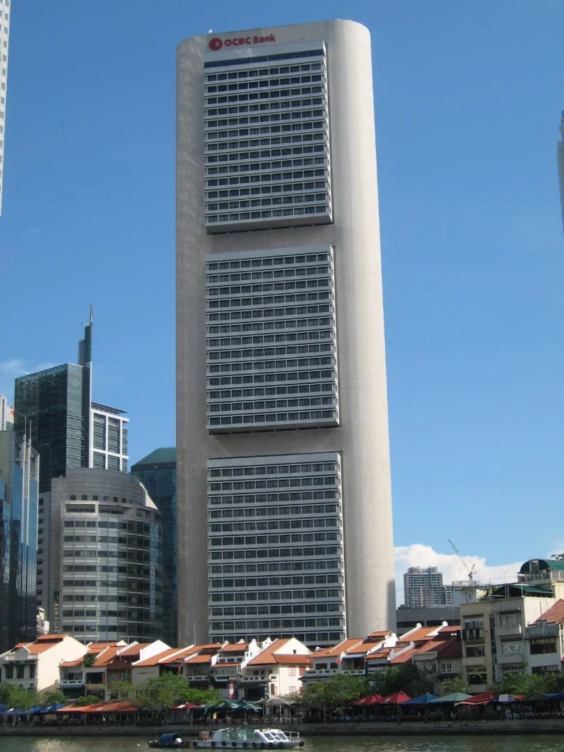 This OCBC Centre in Singapore was completed in 1976 and is one of Pei’s riffs on brutalist architecture. It has been nicknamed The Calculator due to its button-pad style visage (Credit: Terrence Ong (CC BY SA 3.0))