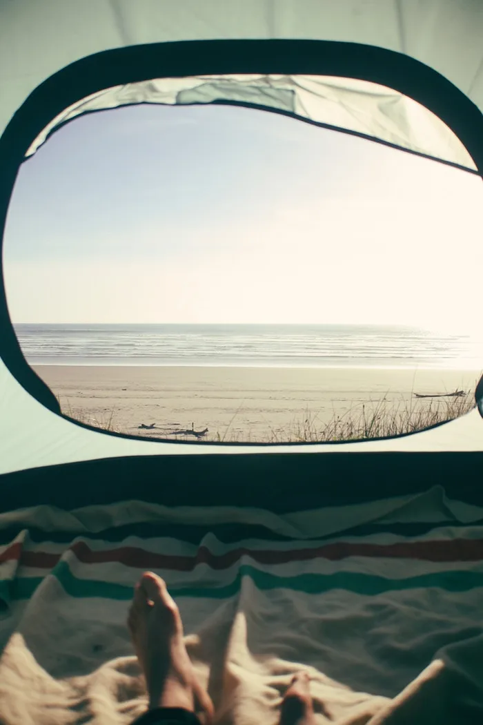 The NCT Tent can sleep four people and is easy to set up and pack up