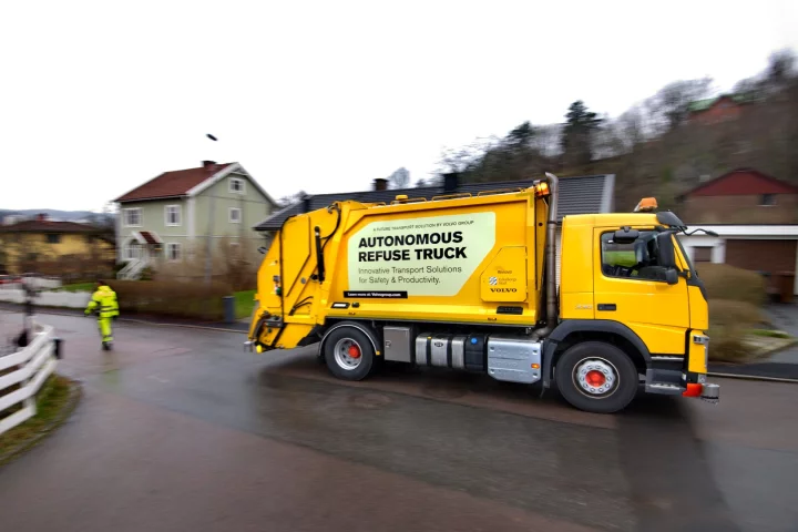 Volvo says that the technical aspects of an autonomous refuse truck are already in place, but testing and development must continue before it can become a commercial reality