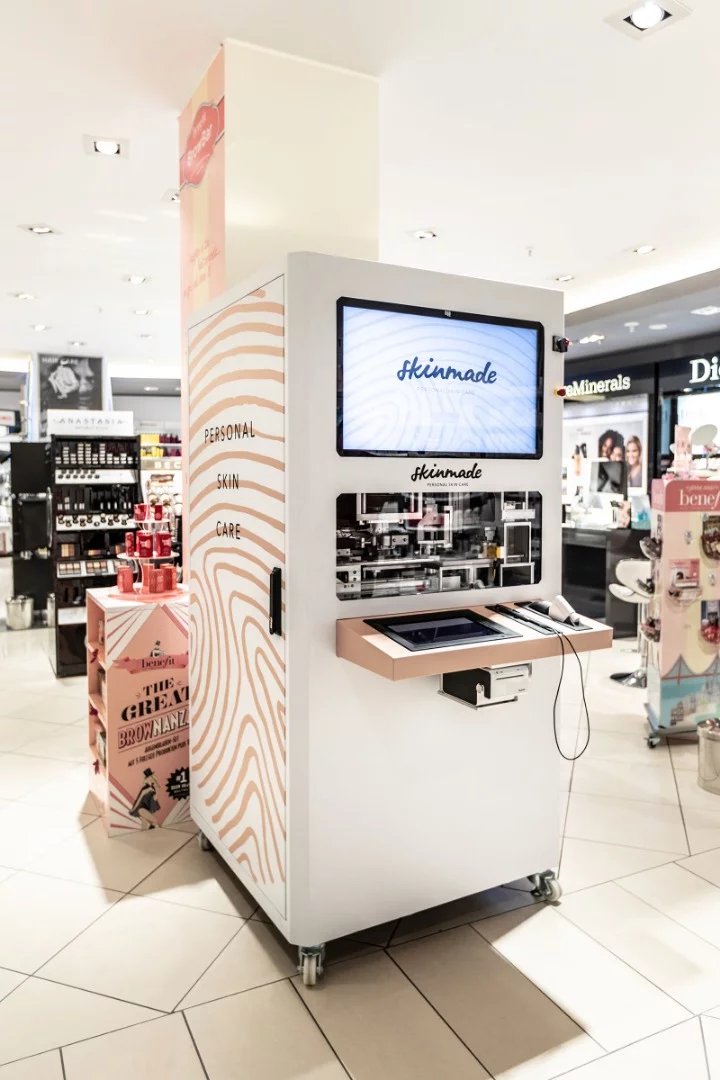 Skinmade kiosks are now present in Douglas cosmetics stores in Frankfurt, Hamburg and Sindelfingen, with a country-wide rollout scheduled to take place by the end of the year