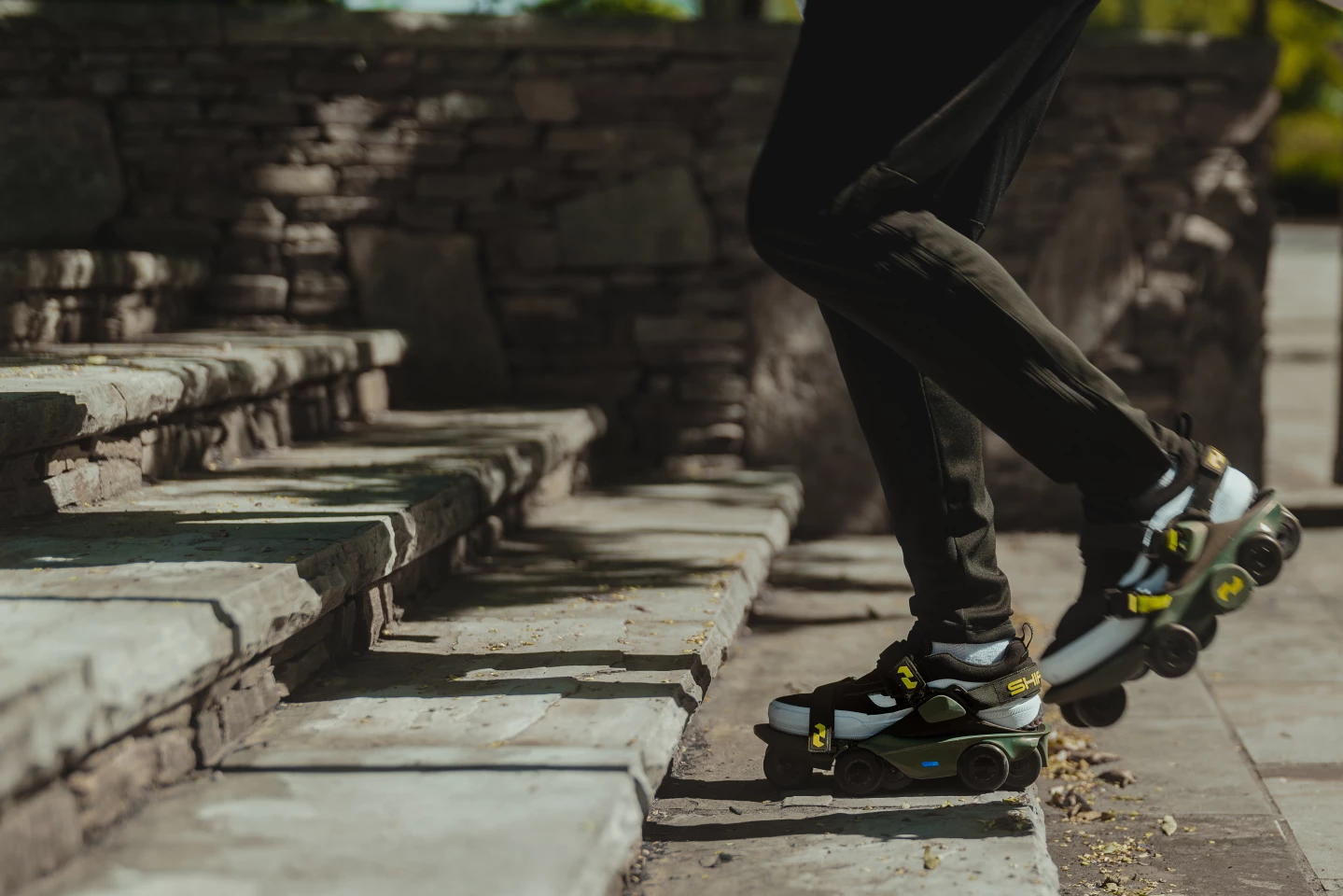 In Lock mode, users can safely perform activities such as climbing stairs