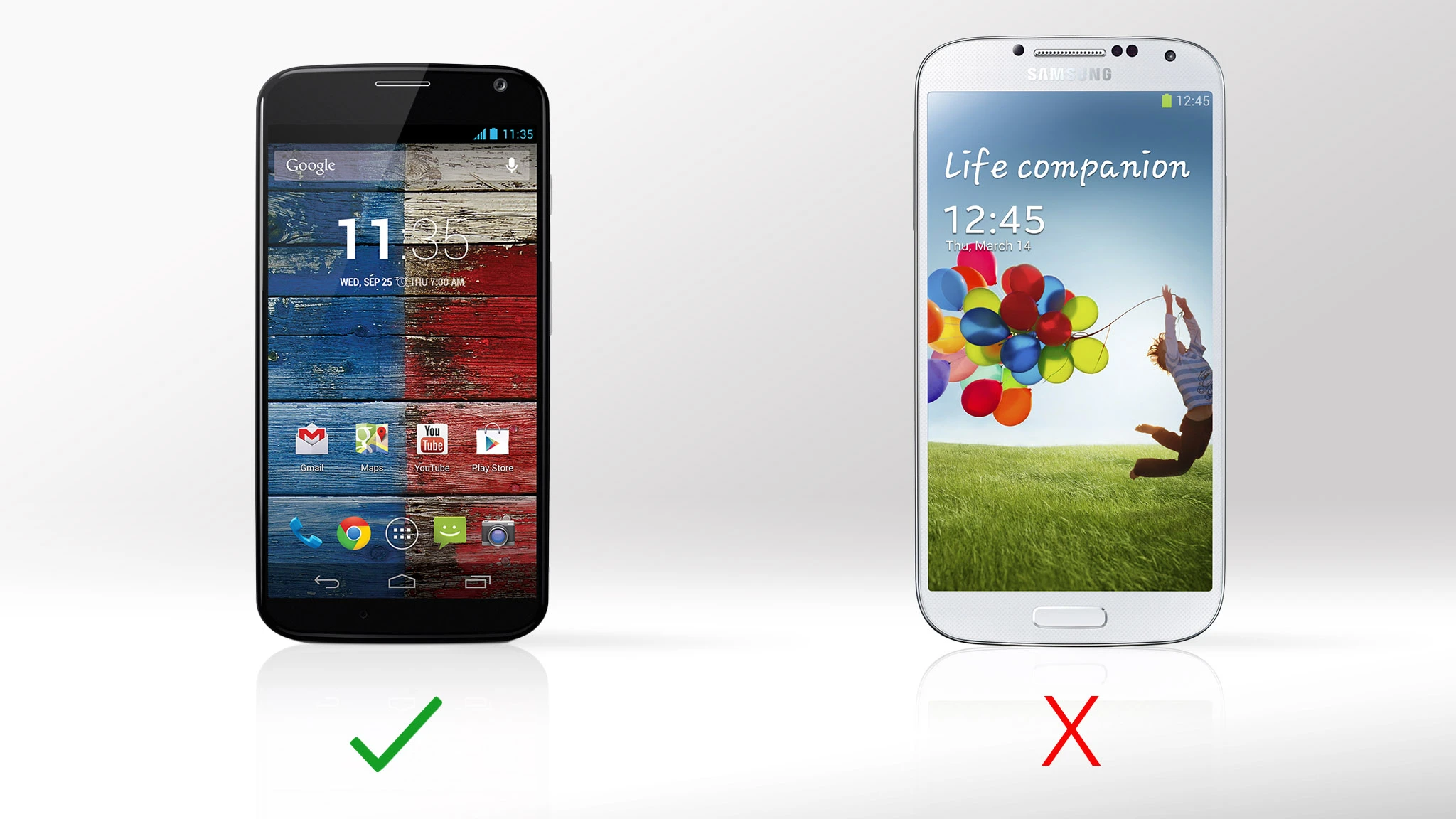 The Moto X offers hands-free voice control, dubbed Touchless Control