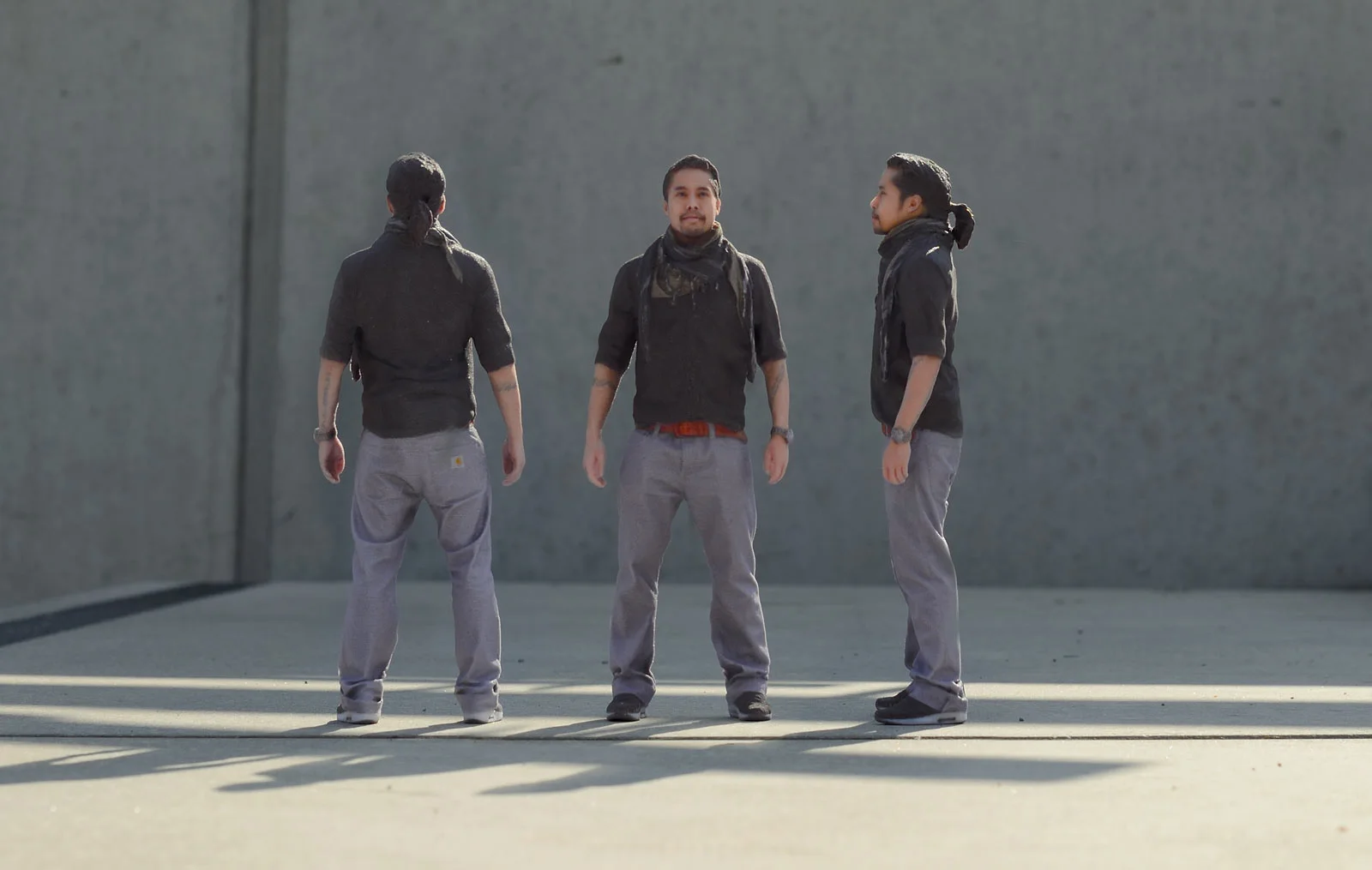 A turn-around of a figure shows the level of detail obtainable by Twinkind's scanning process