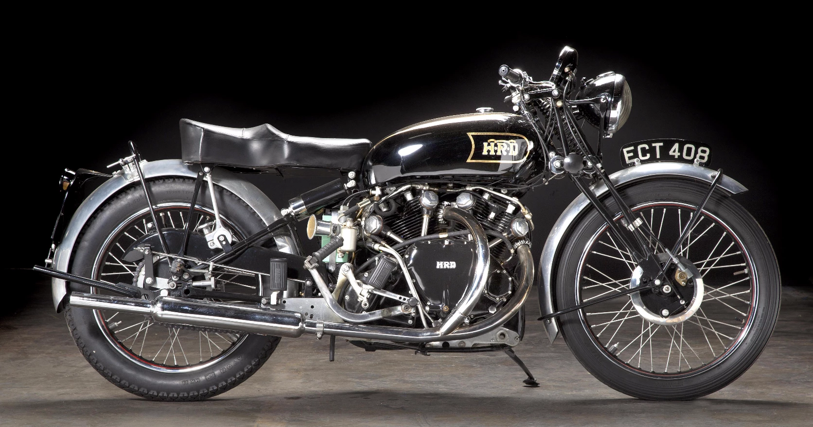 In 1948, when this Vincent 998cc Series B Black Shadow was built, the factory adverts rightfully claimed it was "The World's Fastest Standard Motorcycle". It is estimated to sell for between $80,000 and $100,000
