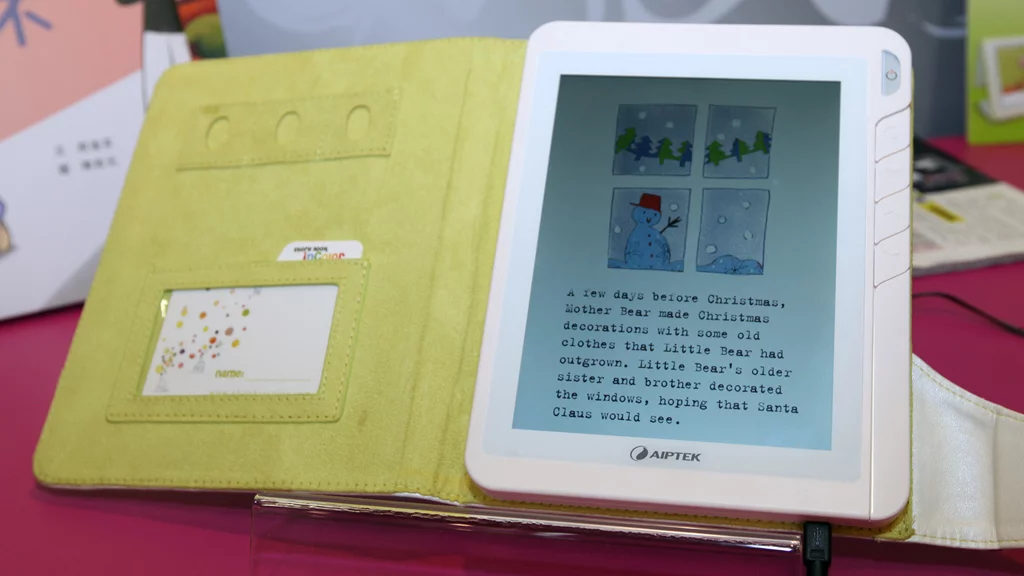 Aiptek's Story Book inColor is the first color ebook designed for children