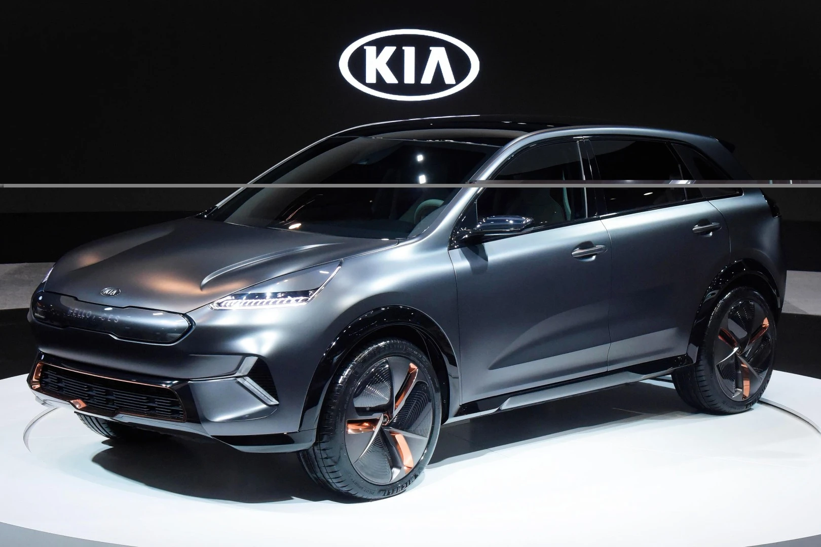 Much of Kia designers' effort has been spent on the Niro EV front, where a digital grille and sharp, narrow headlamps replace the traditional Niro face