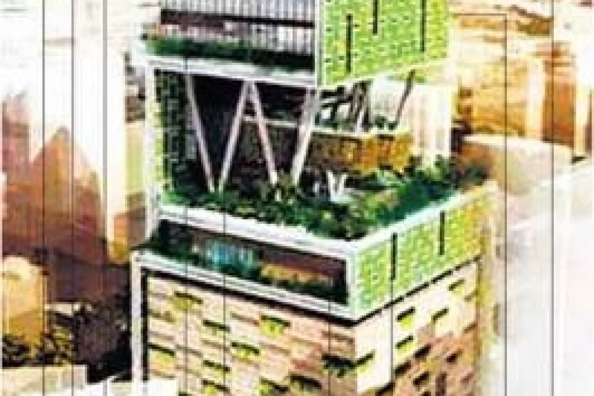 Mukesh Ambani's "Antilia" residence, currently under construction. (Source: www.mumbaimirror.com)