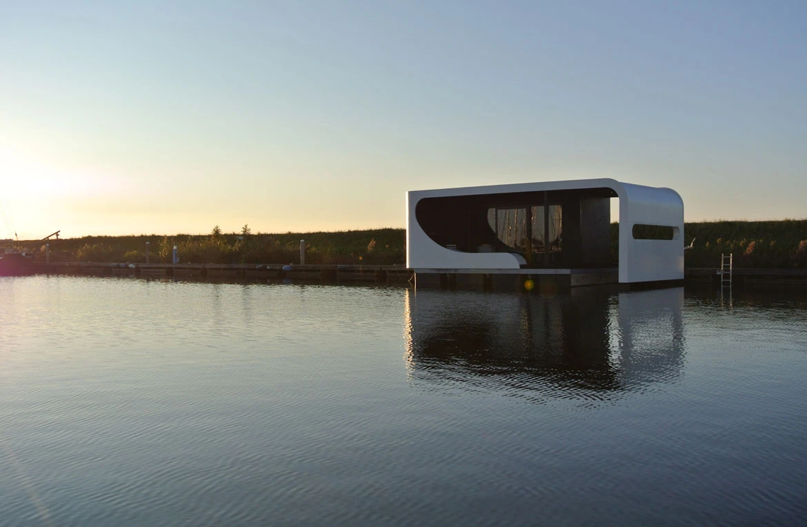 Tiny Float is a realized project taking the tiny house idea and putting it onto water. The Tiny Floats are currently available to purchase in a variety of designs