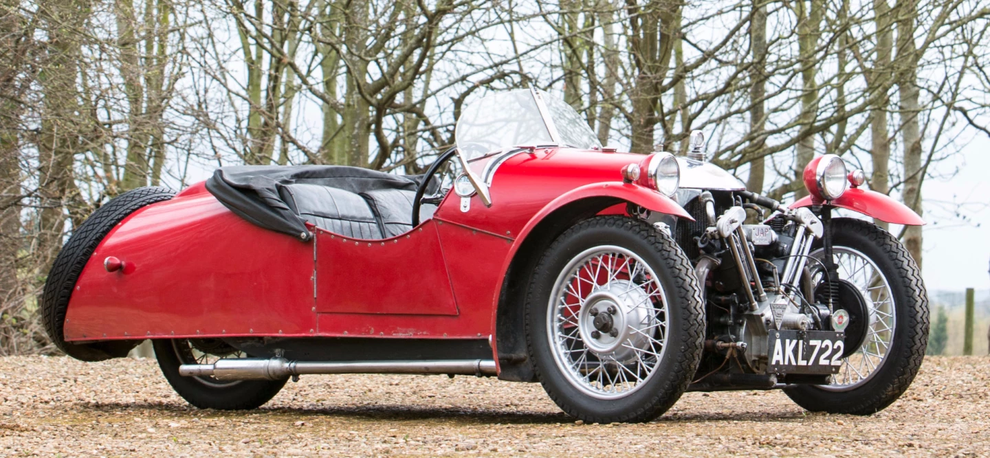 Though a very old restoration, this 1933 Morgan three-wheeler presents incredibly well and has been long used and loved. An exceptional buy at the price. Auction description